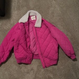 Thread & Supply Pink Quilted Jacket